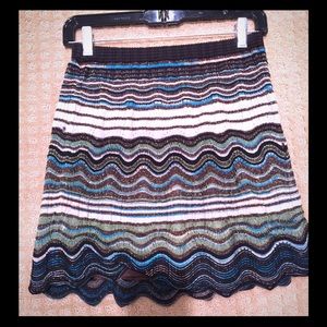 Missoni sparkling mini skirt
